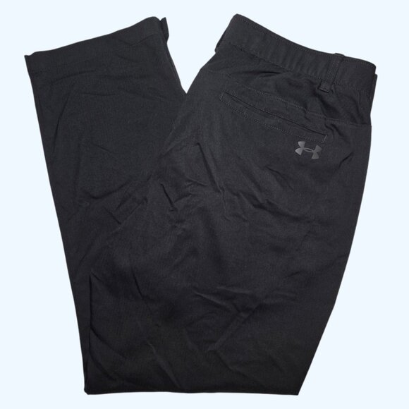 Under Armour UA The Showdown Pant Mens 38x30 Black Golf Performance Stretch - Picture 1 of 9